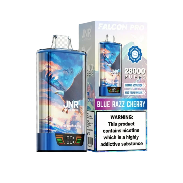 jnr falcon pro 28k-blue razz cherry-package jnr falcon pro 28k-blue razz cherry-package