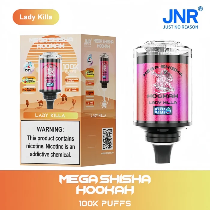 JNR Mega Shisha Hookah 100K Lady Killa