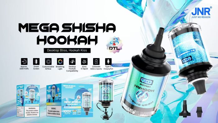 JNR Mega Shisha Hookah 100K Packing JNR Mega Shisha Hookah 100K Packing