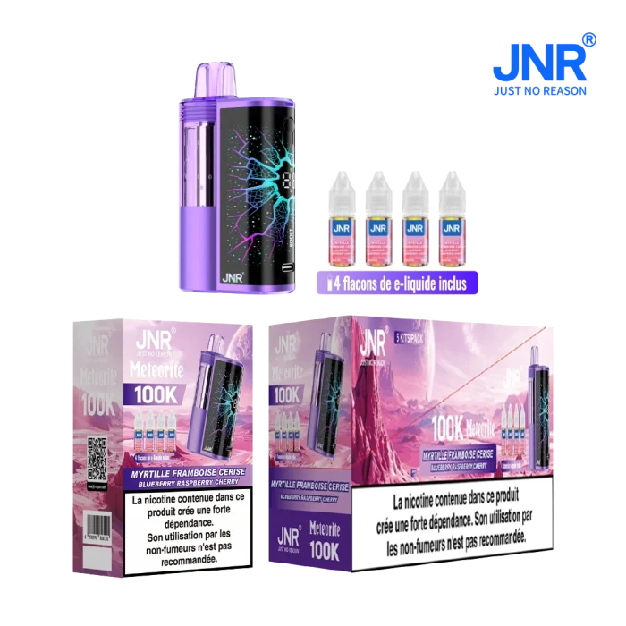 JNR Meteorite 100k-refillable vape packaging JNR Meteorite 100k-refillable vape packaging